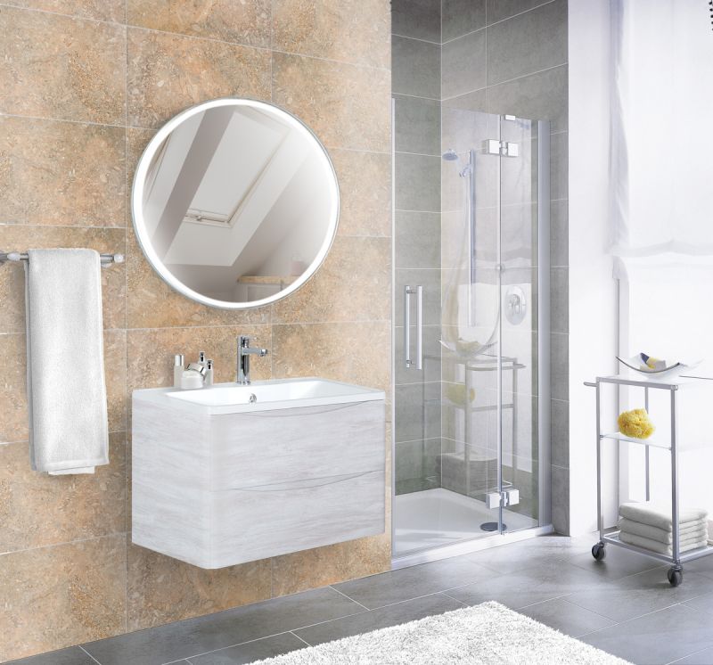 Тумба под раковину подвесная BelBagno ACQUA-800-2C-SO-RVB Rovere Vintage Bianco