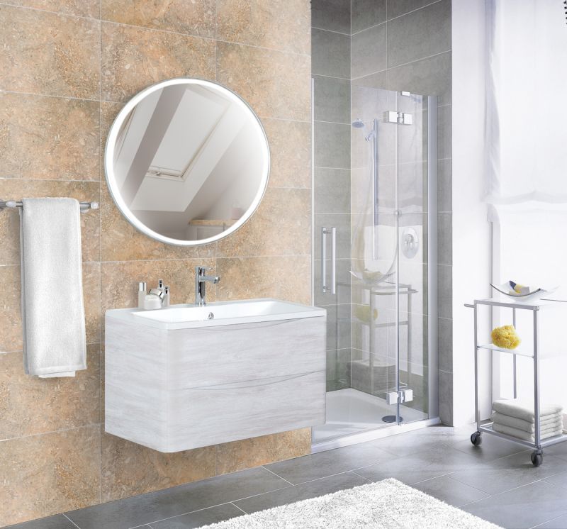 Тумба под раковину подвесная BelBagno ACQUA-900-2C-SO-RVB Rovere Vintage Bianco