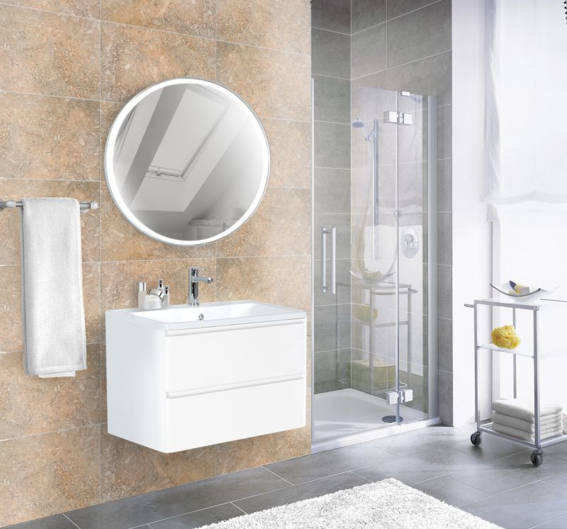 Тумба под раковину подвесная BelBagno ALBANO-800-2C-SO-BL Bianco Lucido