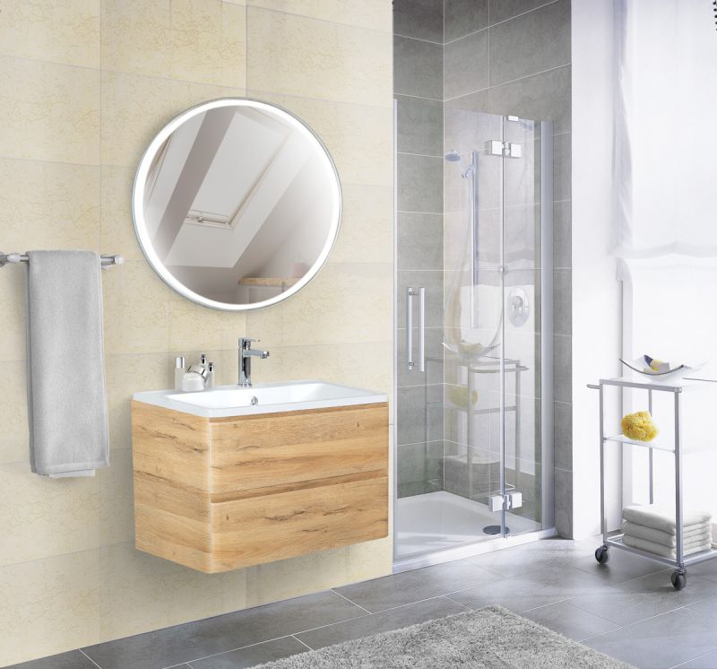 Тумба под раковину подвесная BelBagno ALBANO-800-2C-SO-RR Rovere Rustico