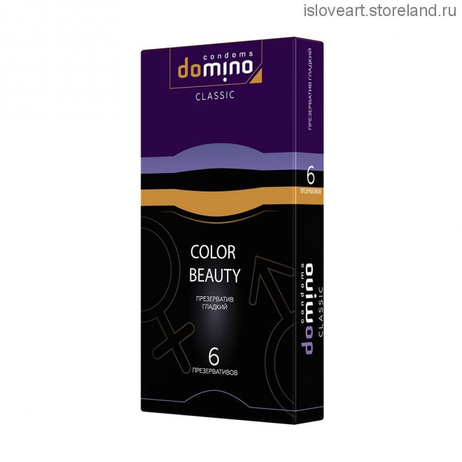 ПРЕЗЕРВАТИВЫ DOMINO CLASSIC COLOUR BEAUTY 6 штук