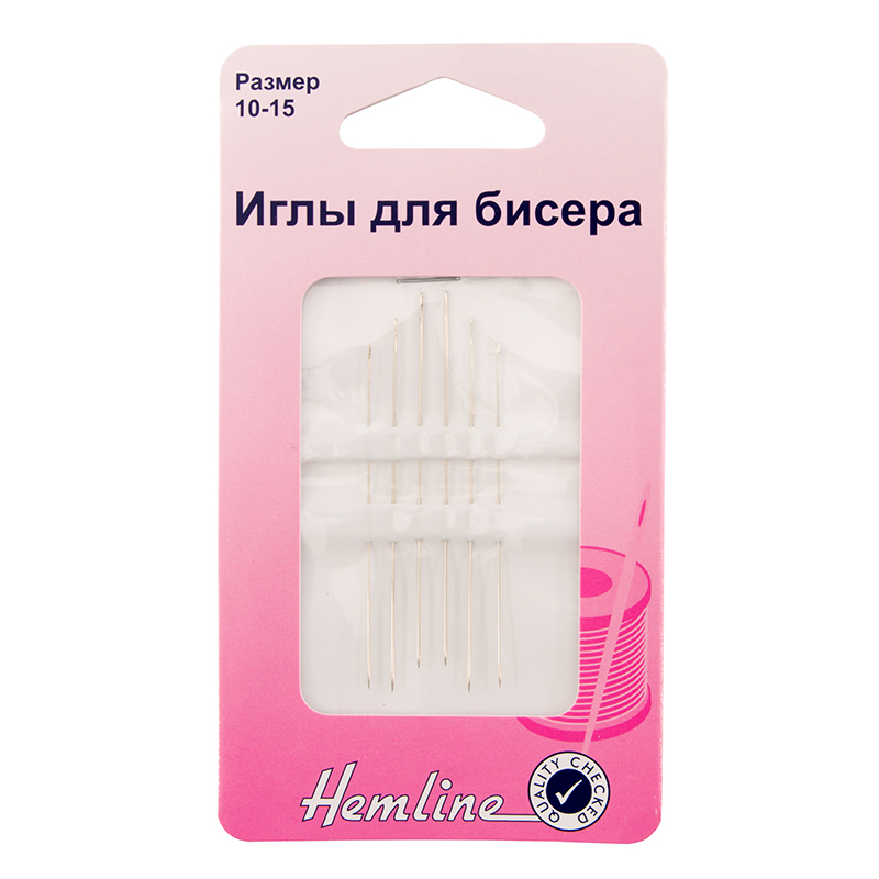 фото Иглы Hemline для бисера  №10-15, 6 шт в уп. 209.101/G002