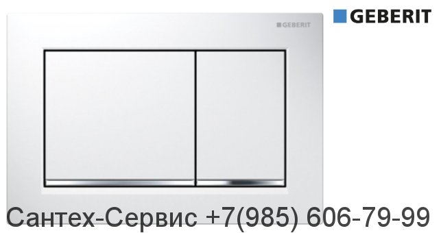 115.080.KJ.1 Смывная клавиша Geberit Omega 30, двойной смыв