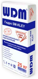 ГИДРО SM-KLEY Сухая высоко - адгезионная водостойкая клеевая смесь