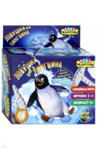 Игра настольная "ЛОВУШКА ДЛЯ ПИНГВИНА" мини-игра (Ф93553)