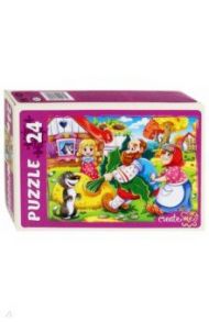 MAXI Puzzle-24 "Сказка о репке" (ПУ24-0601)