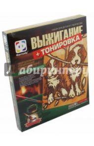 Выжигание + тонировка "Два веселых друга" (367008)