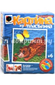 Картина из пластилина "Мишка-Лакомка" (447006)