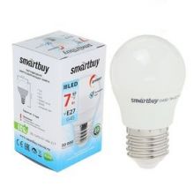 Лампа светодиодная шар G45-12W-4000K-E27, SMARTBUY
