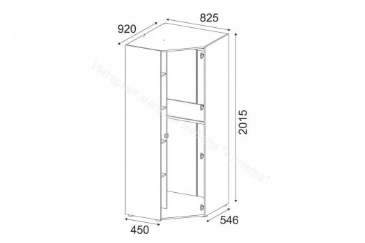 Шкаф угловой Модерн - Стиль