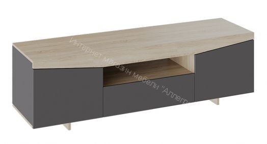 Тумба ТВ тип 1 (Дуб Сонома/ Графит Серый)