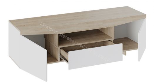 Тумба ТВ тип 1 (Белый Ясень/ Дуб Сонома)