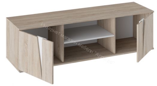 Тумба ТВ тип 4 (Дуб сонома/Белый)