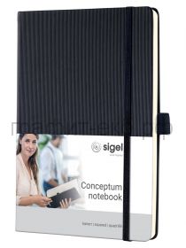 Книжка записная SIGEL CONCEPTUM А5 194стр.кл.тв.обл. черная СО121