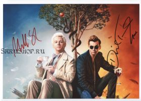 Автографы: Майкл Шин, Дэвид Теннант. Благие знамения / Good Omens