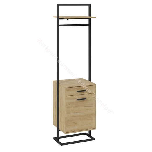 Набор мебели «Лофт» №5 (Черный/Дуб крафт золотой)