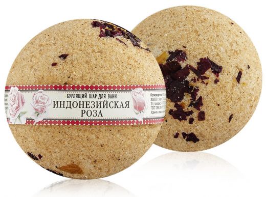 Клеона - Бурлящий шар "Индонезийская роза" 200 г