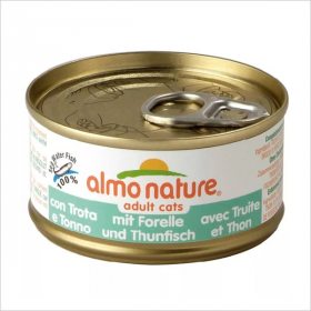 Влажный корм для кошек Almo Nature с тунцом и форелью