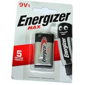 батарейка крона ENERGIZER 6LR61 Max 9V 1/12