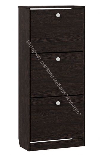 Тумба для обуви «Тетра» Тип 1 Исп. 2 (Венге Цаво)