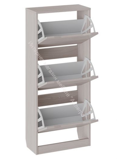 Тумба для обуви «Тетра» Тип 1 (Ясень Шимо)