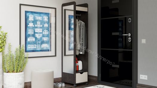 Вешалка комбинированная «Лайт» (Венге Цаво/Дуб Белфорт)