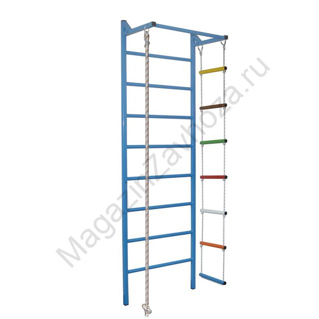 Шведская стенка детская (Металл) с турником 1