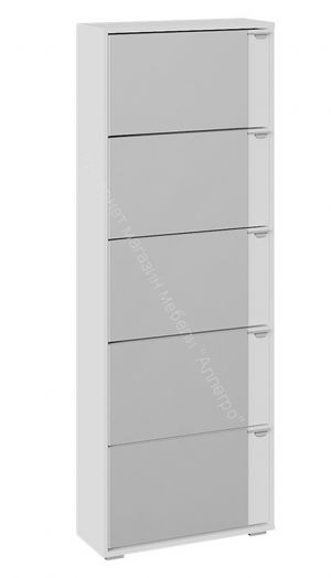 Тумба для обуви тип 9 (Белый Ясень)