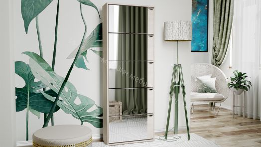 Тумба для обуви тип 9 (Ясень Шимо)