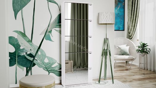 Тумба для обуви тип 9 (Ясень Шимо)