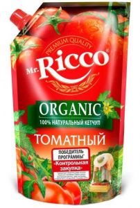 Кетчуп MR.RICCO 350г Острый дой-пак