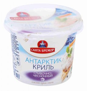 Паста из морепродуктов САНТА БРЕМОР Антарктик-Криль 150г Сливочно-чесночная