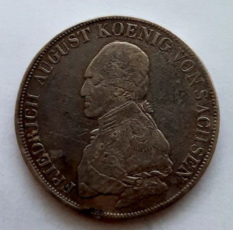 1 талер 1819 Саксония XF Германия