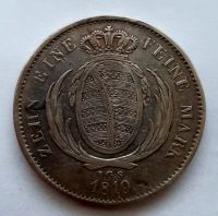 1 талер 1819 Саксония XF