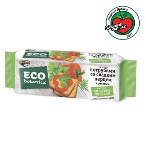 Крекер ECO BOTANICA отруби/перец сладкий/зелень Рот Фронт 175г