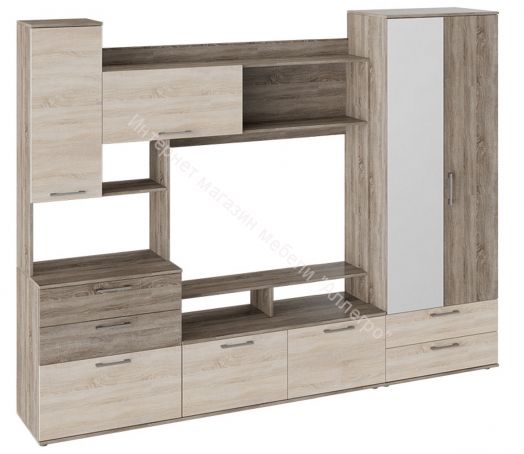 Набор мебели для общей комнаты «Марта» (Дуб Сонома трюфель/Дуб Сонома)