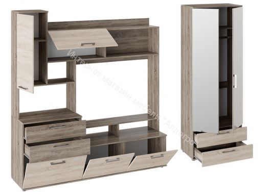 Секция комбинированная «Марта» (Дуб Сонома трюфель/Дуб Сонома)