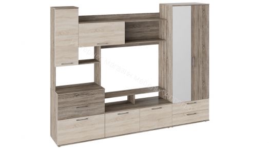 Набор мебели для общей комнаты «Марта» (Дуб Сонома трюфель/Дуб Сонома)