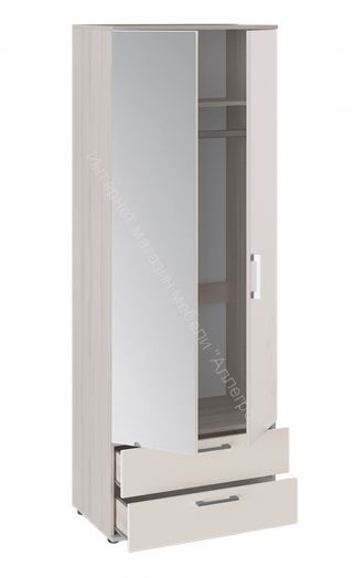 Секция комбинированная «Марта» (Ясень шимо/Сатин матовый с рисунком)