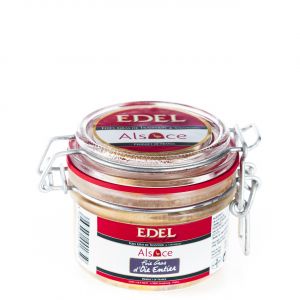 Фуа-гра Гусиная EDEL Foie Gras d’Oie entier цельная в стекле 120 г - Франция