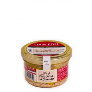 Фуа-гра Утиная EDEL Bloc Foie Gras de Canard блок в стекле 80 г - Франция