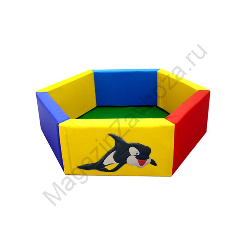 СПОРТИВНЫЙ МОДУЛЬ МАНЕЖ ШЕСТИГРАННЫЙ 35,36 С АППЛИКАЦИЕЙ