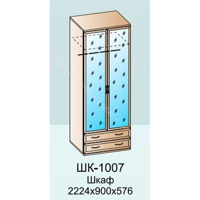 Карина Шкаф  ШК-1007  для одежды и белья