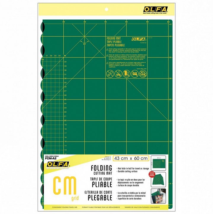 Раскройный складной коврик OLFA А2 арт. FCM-A2