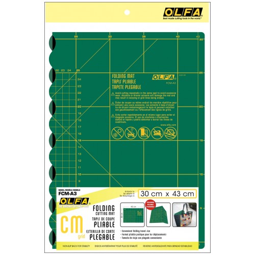Раскройный складной коврик OLFA А3 арт. FCM-A3