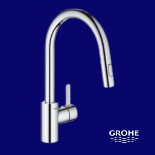 Mətbəx smesiteli GROHE Eurosmart Cosmopolitan, hündür axış, xrom (31481001)