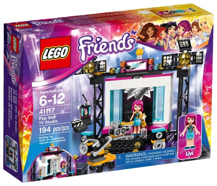 Конструктор LEGO Friends 41117 Телестудия поп-звезды