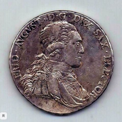 1 талер 1805 Саксония Германия AUNC