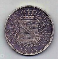 1 талер 1832 Саксония AUNC
