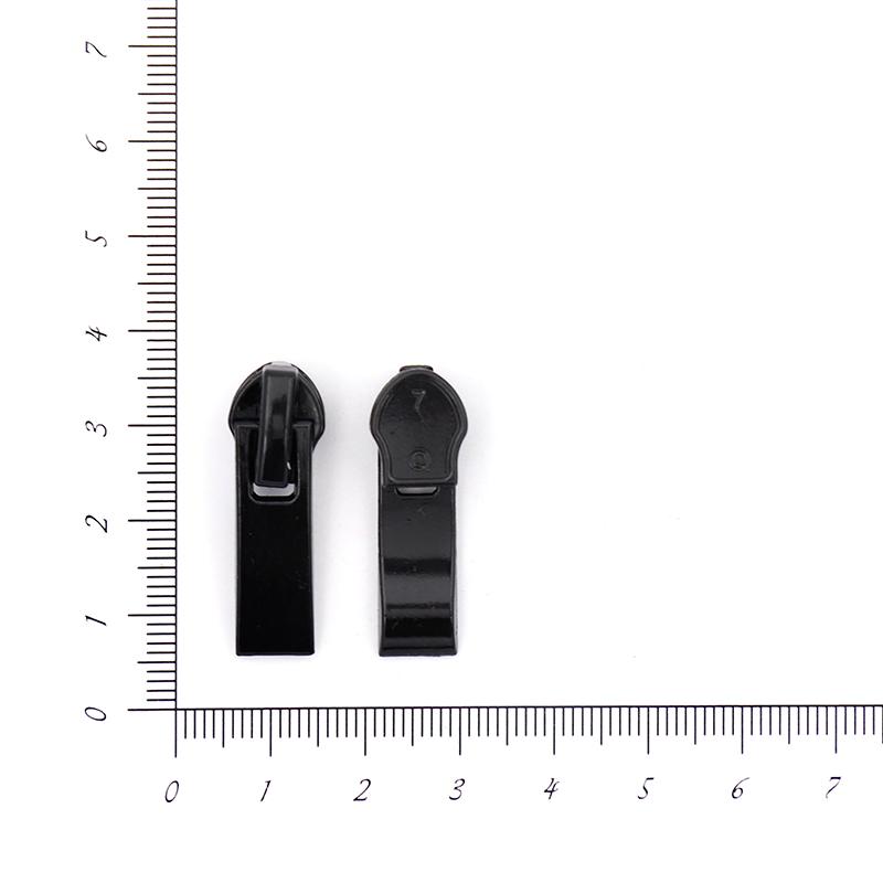 Бегунок №7 для обувной молнии (чёрный).    Цена 15 руб/шт